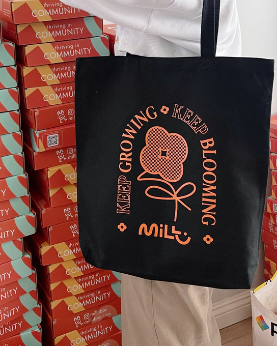 Keep Growing, Keep Blooming Tote Bag